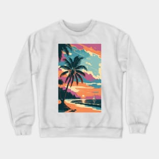 Sunset at the beach Crewneck Sweatshirt